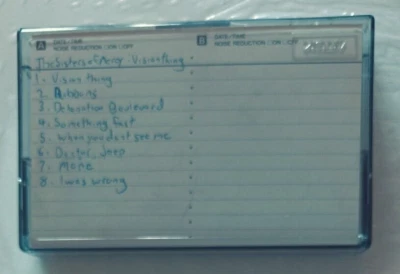 THE SISTERS OF MERCY VISION THING PRE RELEASE ADVANCE CASSETTE  -  RARE-OOP-HTF - Imagem 1 de 3