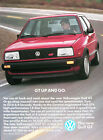 1987 VOLKSWAGEN VW GOLF GT Genuine Vintage Ad &#160;~ The New GOLF&#160;~ FREE SHIPPING!