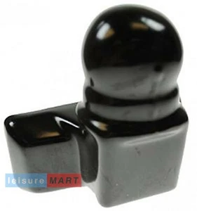 Black PVC Towball Boot Cover to Fit Standard 50mm Towbar Tow Ball - Picture 1 of 2
