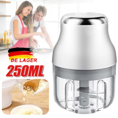 Zerkleinerer Multi Gemüseschneider UNIVERSAL Zwiebel Elektrisch Gemüse 3-Klingen - Bild 1 von 4