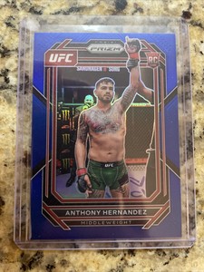 Anthony Hernandez 2023 Panini Prizm UFC Blue Prizm Parallel Rookie /175 #181 RC