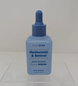 Korean Glow Elixir Hyaluronic & Retinol Anti-Aging Facial Serum 2.02 FL.OZ NEW - Picture 1 of 8