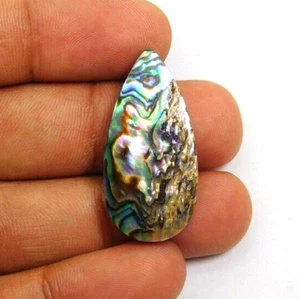 Cabujón de abulón natural suelto para joyería 30 quilates ME-5999 - Imagen 1 de 4