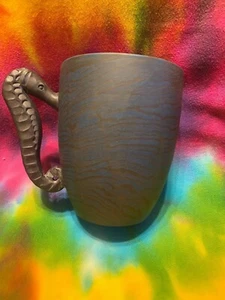 TrYeh Handmade Yixing Ware Coffee Mug with a Seahorse Shaped Handle - Picture 1 of 7