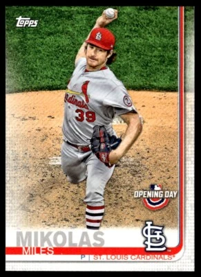 2019 Topps Opening Day Miles Mikolas St. Louis Cardinals #79 - Image 1 of 2