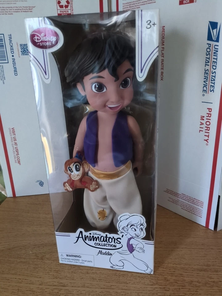 Disney Aladdin Animators Collection 16" Doll With Abu Toy