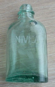 WW2 NIVEA Perfume Bottle Glass from German Bunker Original - Picture 1 of 10