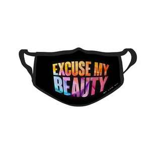 Excuse my Beauty Fabulousme® UV Glow in the dark Face Mask Washable by Lan Vu - Picture 1 of 3