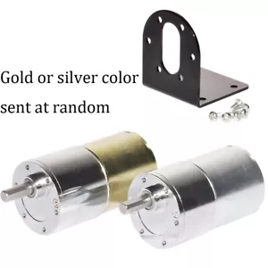 DC 12V 24V Getriebemotor 5RPM - 1000RPM Metall Getriebe Gleichstrom Elektromotor - Bild 1 von 10