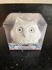 Pottery Paint Your Own Owl Money Box plus basic set of paints and paintbrush