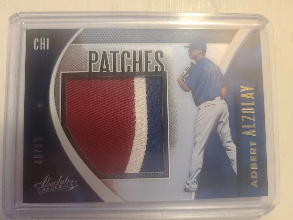 2021 Panini Absolute ALBERT ALZOLAY jumbo patch-48/99-Cubs - Image 1 of 1