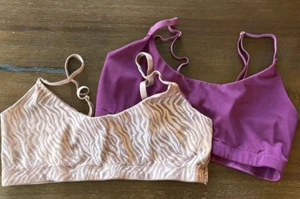 Sky And Sparrow Tilly's ungefüttertes transparentes Bralette Set 2-teilig BH Gepard Größe L - Bild 1 von 5
