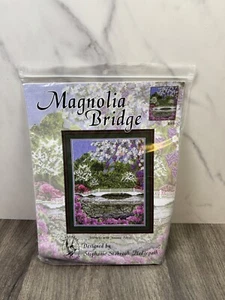 A Pegasus Publication "Magnolia Bridge" Vintage Cross Stitch New #489 - Picture 1 of 4