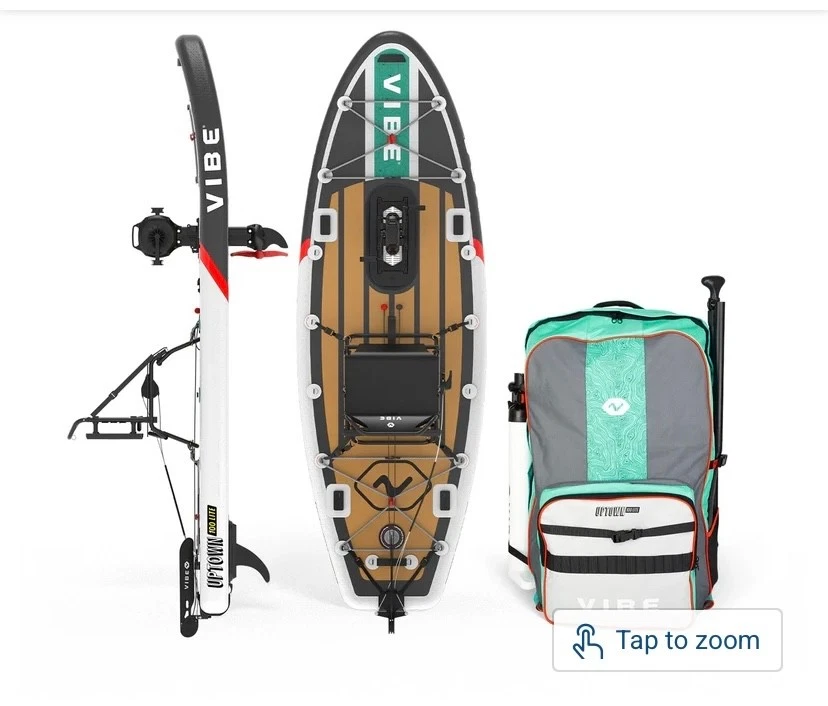 Kayak inflable Vibe LT100 unidad de pedaleo incluido Foto 1 de 4