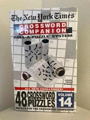 The New York Times CROSSWORD COMPANION - Volumen de recarga 14 1995 MPN Nuevo Foto 1 de 4