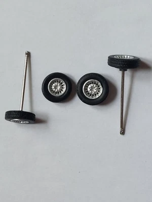 Echelle 1/60- 3 Inches- 1/64 Jeu Roues Complètes Renault 5 Turbo 1 base  Norev - Photo 1/2