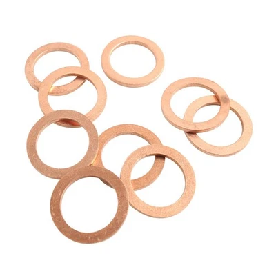 100x Copper Oil Drain Plug Gasket Washer(007603-014106) Parts For Mercedes-Benz - Image 1 of 4