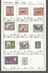 KENIA, UGANDA Y TANGANICA...Sc #46/J11...M & U...1935/60...11 Diff...SCV $32,25 - Imagen 1 de 1