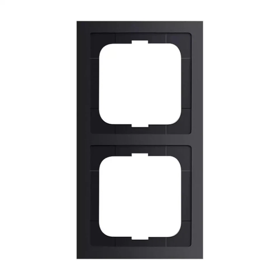 Busch Jäger Future Linear Schwarz 2 Fachrahmen - Bild 1 von 1