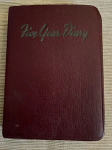 1940s Five Year Diary/ 2 Vintage Arm & Hammer Interesting Animals Cards - Picture 1 of 11