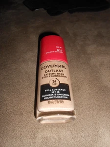 Covergirl Outlast Extreme Wear Foundation 817 Golden Natural - Picture 1 of 1