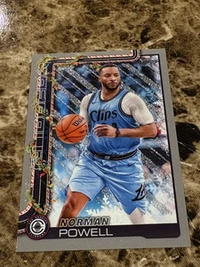 NORMAN POWELL 2025-26 Topps Holiday Silver Glitter Clippers - Picture 1 of 2
