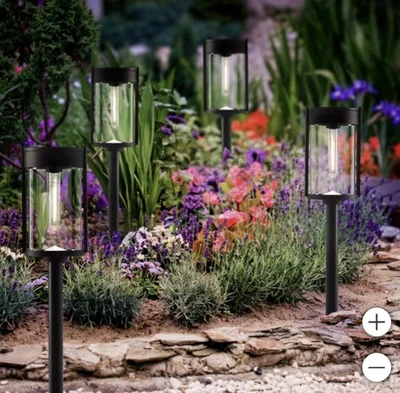 GTX, 4 Pack - Solar LED Pathway Lights - Image 1 of 4