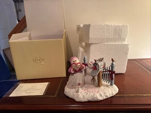 E4 Lenox "PLEASE BE MINE" Valentinstag Schneemann - Lynn Bywater’s 770837 mit Box - Bild 1 von 13