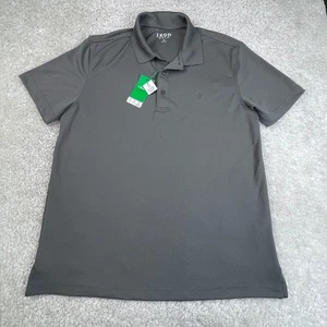 Izod Golf Poloshirt Herren mittelgrau Golf dehnbar Performance feuchtigkeitsableitend - Bild 1 von 7