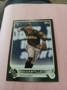 Topps Black Rookie 2022. Ivan Castillo San Diego Padres 34/ 71 # 140. - Foto 1 di 3