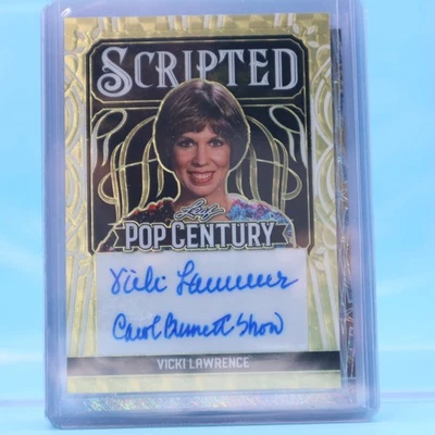 VICKI LAWRENCE 2024 Leaf Pop Century #1/1 Autograph THE CAROL BURNETT SHOW - Image 1 of 2