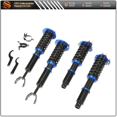For Honda Prelude 1992-2001 Adj Height Coilovers Shock Suspension Spring Kits - Image 1 of 4