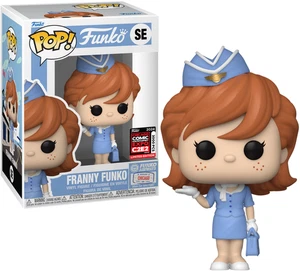 Funko Pop! Franny Funko Stewardess C2E2 (Official Sticker) Exclusive (3000 Pcs) - Picture 1 of 5