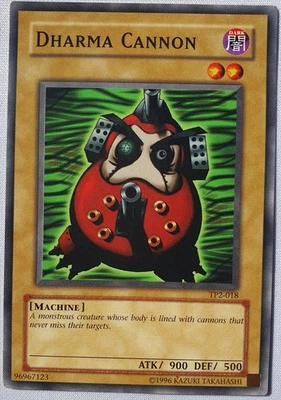 Yugioh 1x Dharma Cannon TP2-018 Common Unlimited Ed Light Play Tournament Pack 2 - Image 1 of 4