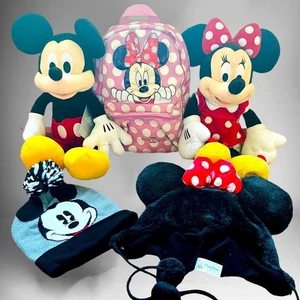 5 Stück Disney Parks Konvolut 2 Plüsch 2 Mützen Rucksack Magical Princess Prince - Bild 1 von 11