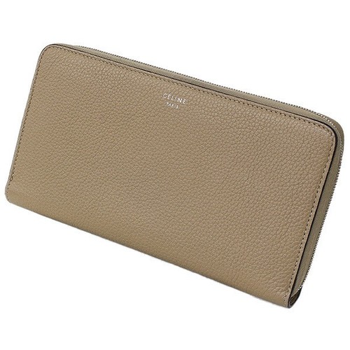 Portafoglio lungo Celine donna gioielli grande design zip rotonda pelle D6899 edizione limitata