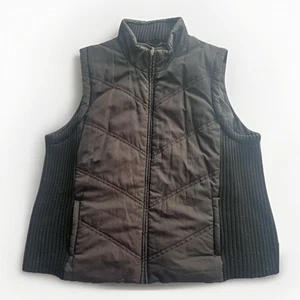Dash Women's Black Waistcoat Size 20 Casual Zip Lined - Picture 1 of 5