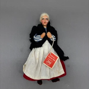 Muñeca Personaje Coleccionista Jay of Dublin Mujer Donegal Hecha a Mano Irlanda Etiqueta 6.5" - Imagen 1 de 11