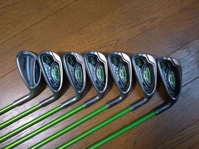 PING Rapture V2 Iron Set 7pcs 6-9, AW, SW TOUR AD TF550 Flex SR Blue Dot - Image 1 of 4