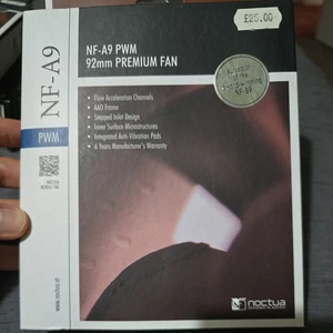 92 mm Noctua NF-A9 PWM, beige/braun, 7 Klingen, SSO2-Lager, 400-2000 U/min, 46,4 CFM - Bild 1 von 3