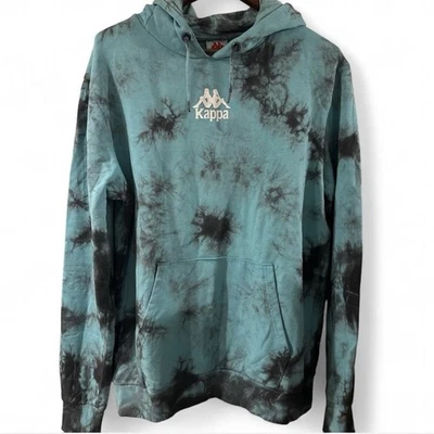 Nueva sudadera con capucha sin etiquetas Kappa Tiedye para hombre talla grande Foto 1 de 4