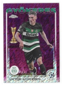 2025 Topps Chrome Viktor Gyokeres Purple Shimmer #131 - Bild 1 von 3
