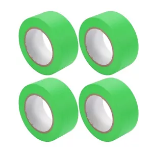 72 Rolls Green Painters Masking Tape, 2 Inch x 60 Yards 5.5 Mil, Walls Painting - Picture 1 of 10