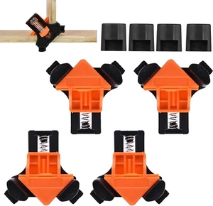 90 Degree Corner Clamp, Corner Clamp, Adjustable Single Handle Spring Loaded Rig - Picture 1 of 7