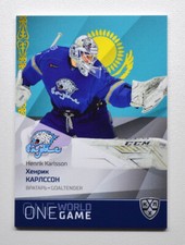 2021-22 Sereal KHL Platinum Base #ONE-131 Henrik Karlsson