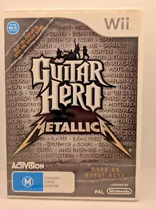 Guitar Hero Wii Game Metallica w/ Manual - PAL - Picture 1 of 3