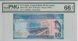 Sri Lanka, 2010 50 Rupees PMG 66 - Picture 1 of 6