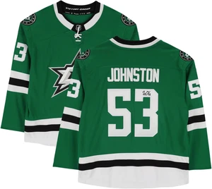 Wyatt Johnston Dallas Stars Autographed Green Fanatics Breakaway Jersey - Picture 1 of 5