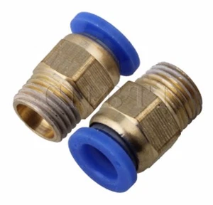 1/4" macho BSP 8mm neumático recto accesorios de aire de tubería Push fit PC08-02 - Imagen 1 de 3