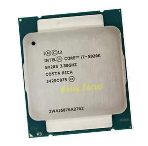 Intel Core i7-5820K 3.3 GHz LGA2011-3 6 Core SR20S CPU Processors 15 MB - Picture 1 of 4
